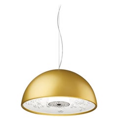 Petite lampe  suspension  gradation Flos Skygarden en or par Marcel Wanders