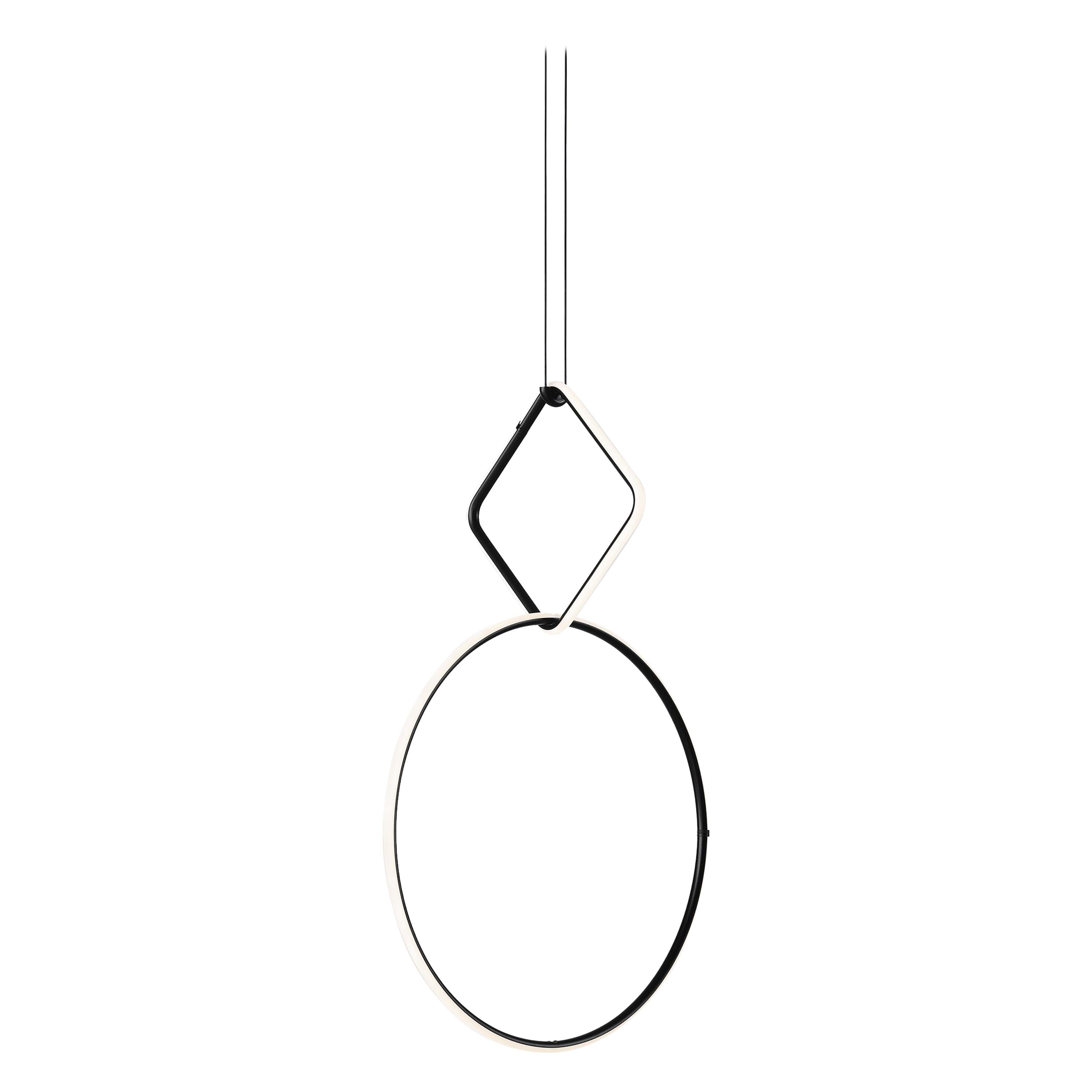 FLOS Small Square and Medium Circle Arrangements Light by Michael Anastassiades For Sale