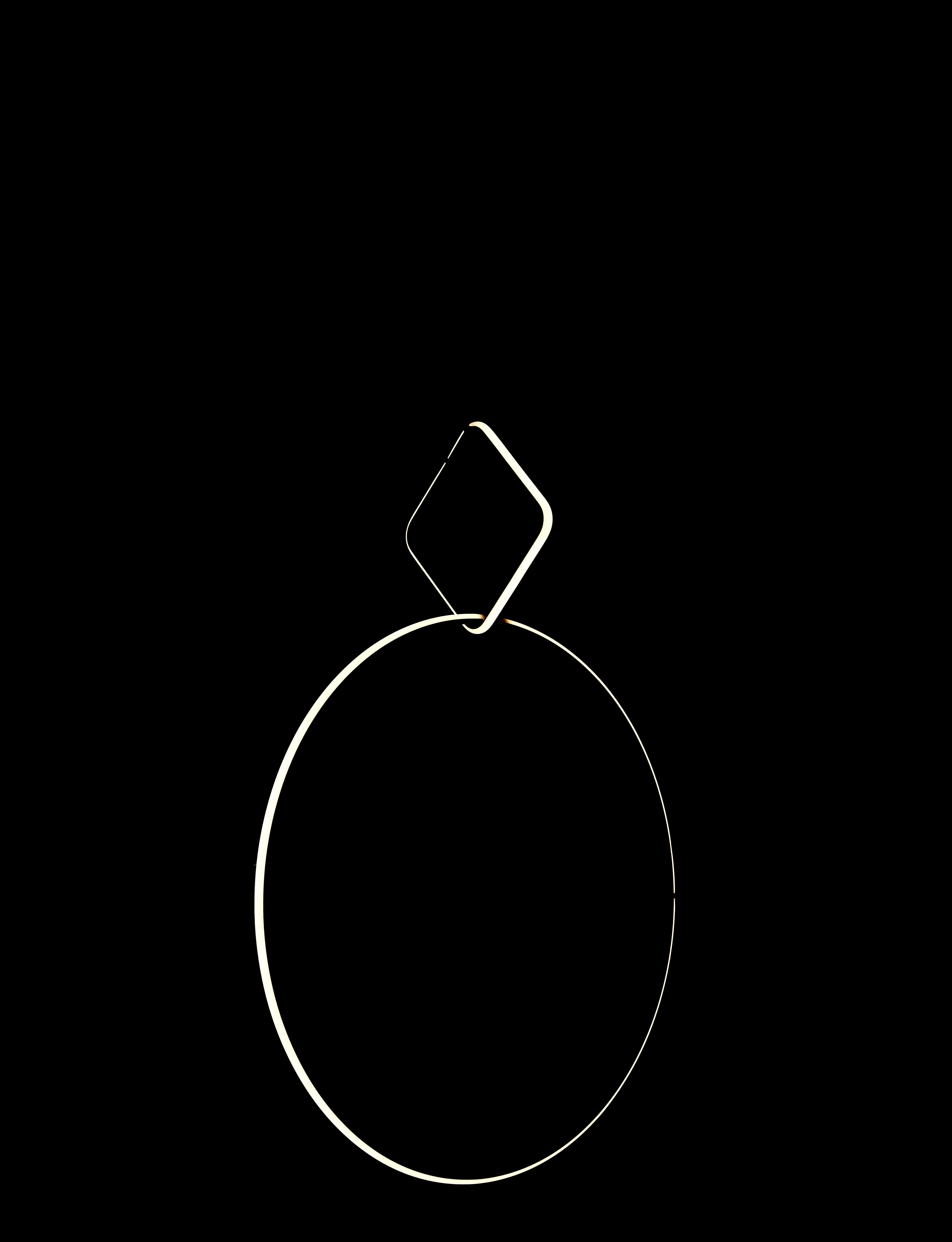 Moderne FLOS - Petite lampe carrée et grande circulaire d'organisation en forme de cercle par Michael Anastassiades en vente