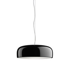 Flos Smithfield E26 Suspension Dimmable Pendant Light in Black 