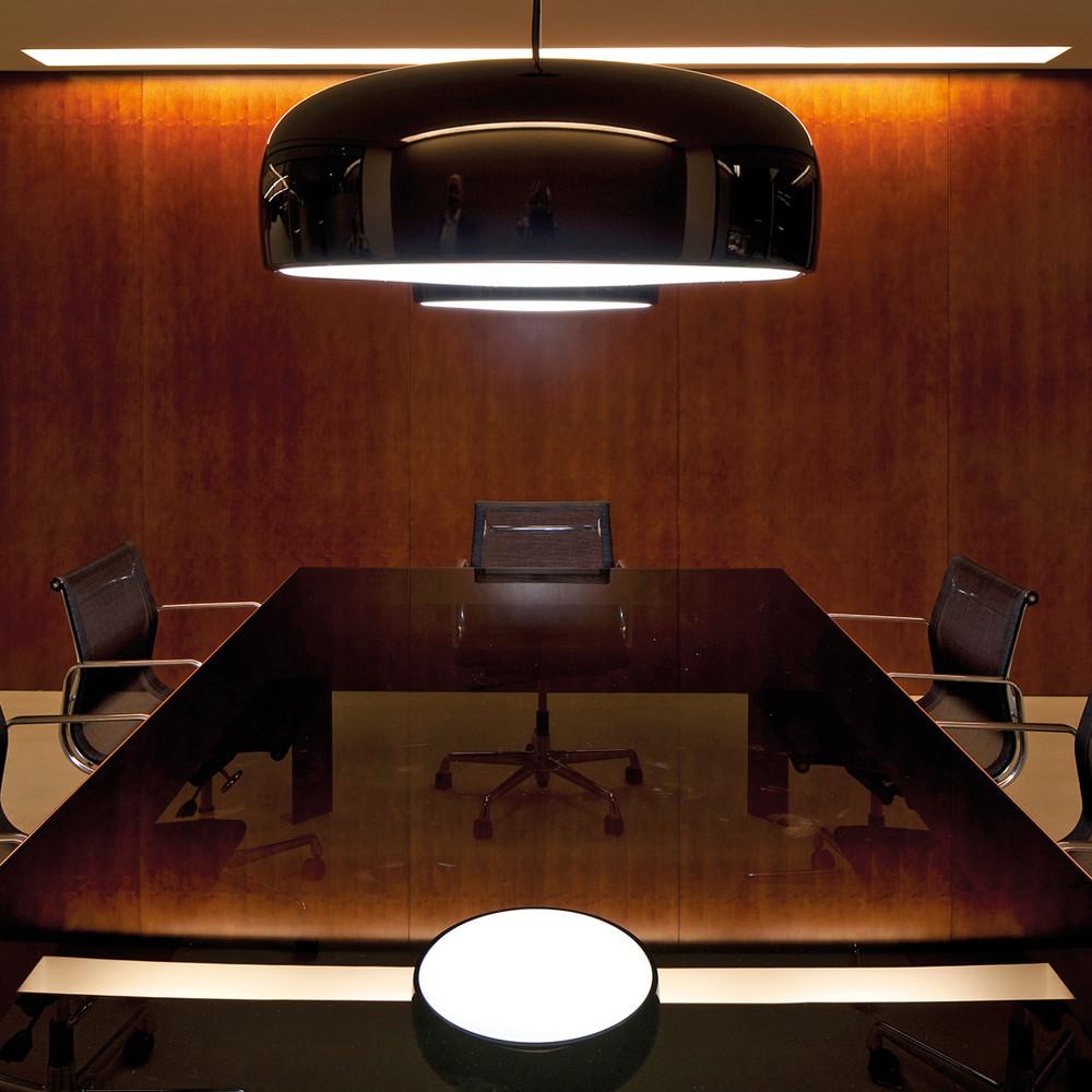 Flos Smithfield E26 sospensione dimmerabile in nero opaco in vendita 6