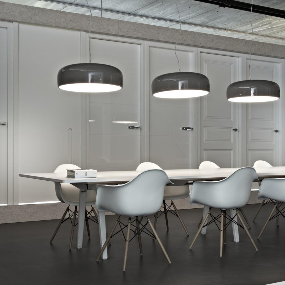 Flos Smithfield E26 sospensione dimmerabile in nero opaco in vendita 3