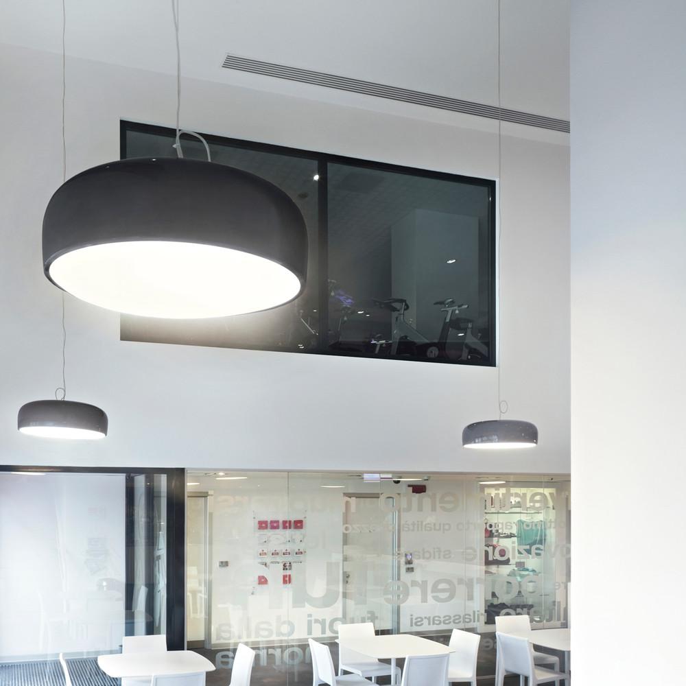 Flos Smithfield E26 sospensione dimmerabile in nero opaco in vendita 4