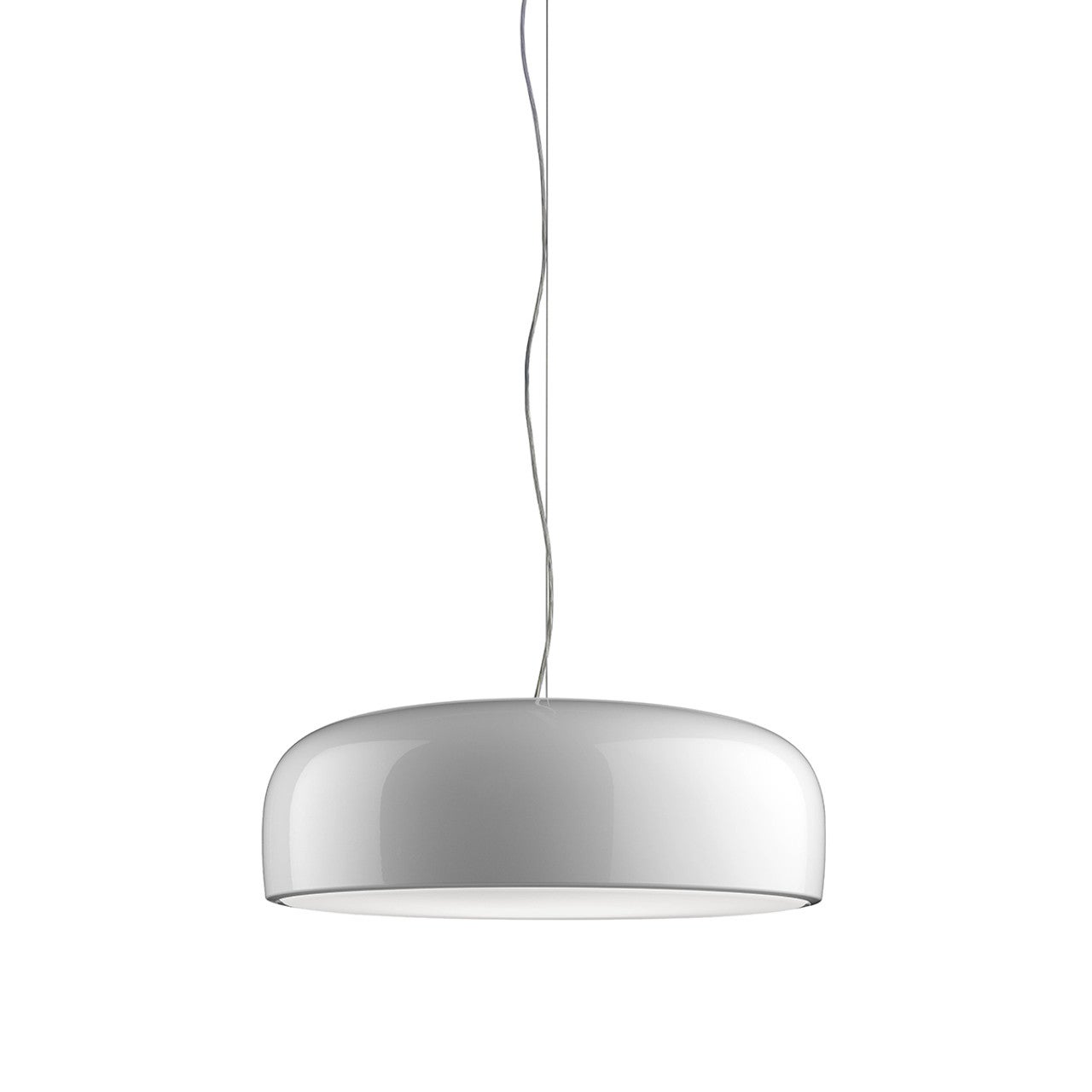 Flos Smithfield E26 Suspension Dimmable Pendant Light in White  For Sale