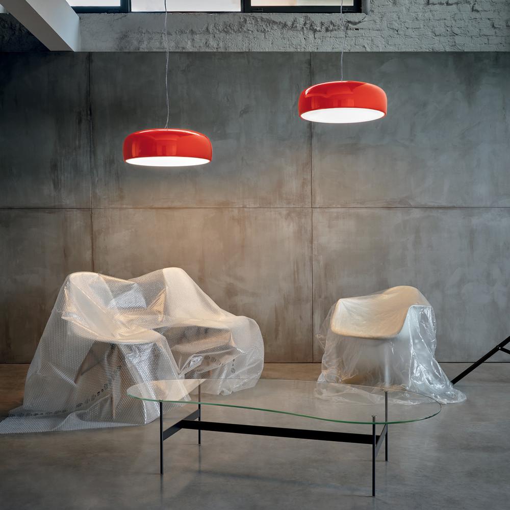 Flos Smithfield LED 3000K Sospensione a sospensione dimmerabile in rosso In condizioni Nuovo in vendita a Brooklyn, NY