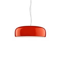 Flos Smithfield LED 3000K Suspension Dimmable Pendant Light in Red