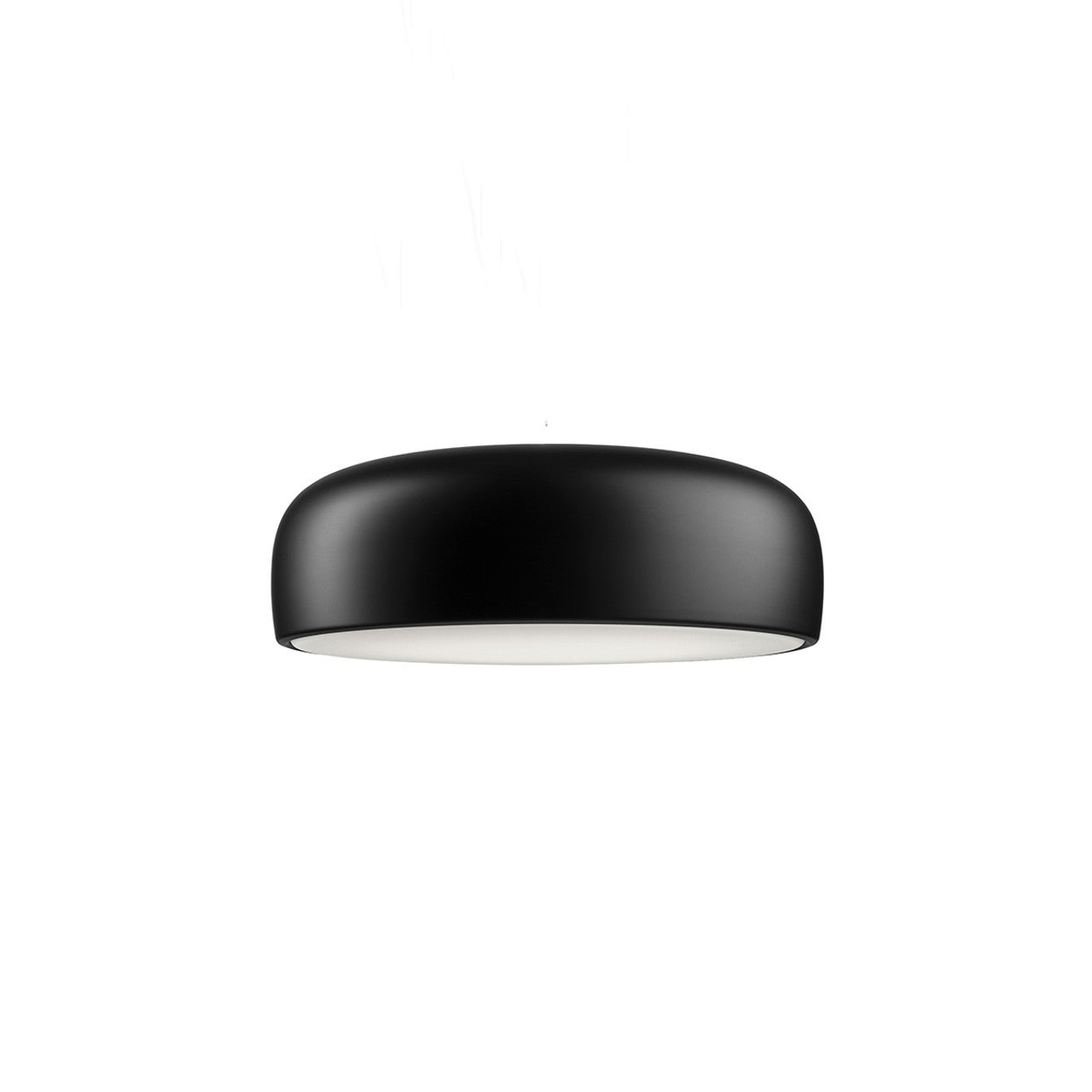 Lámpara de techo Flos Smithfield LED E26 en negro mate by Jasper Morrison