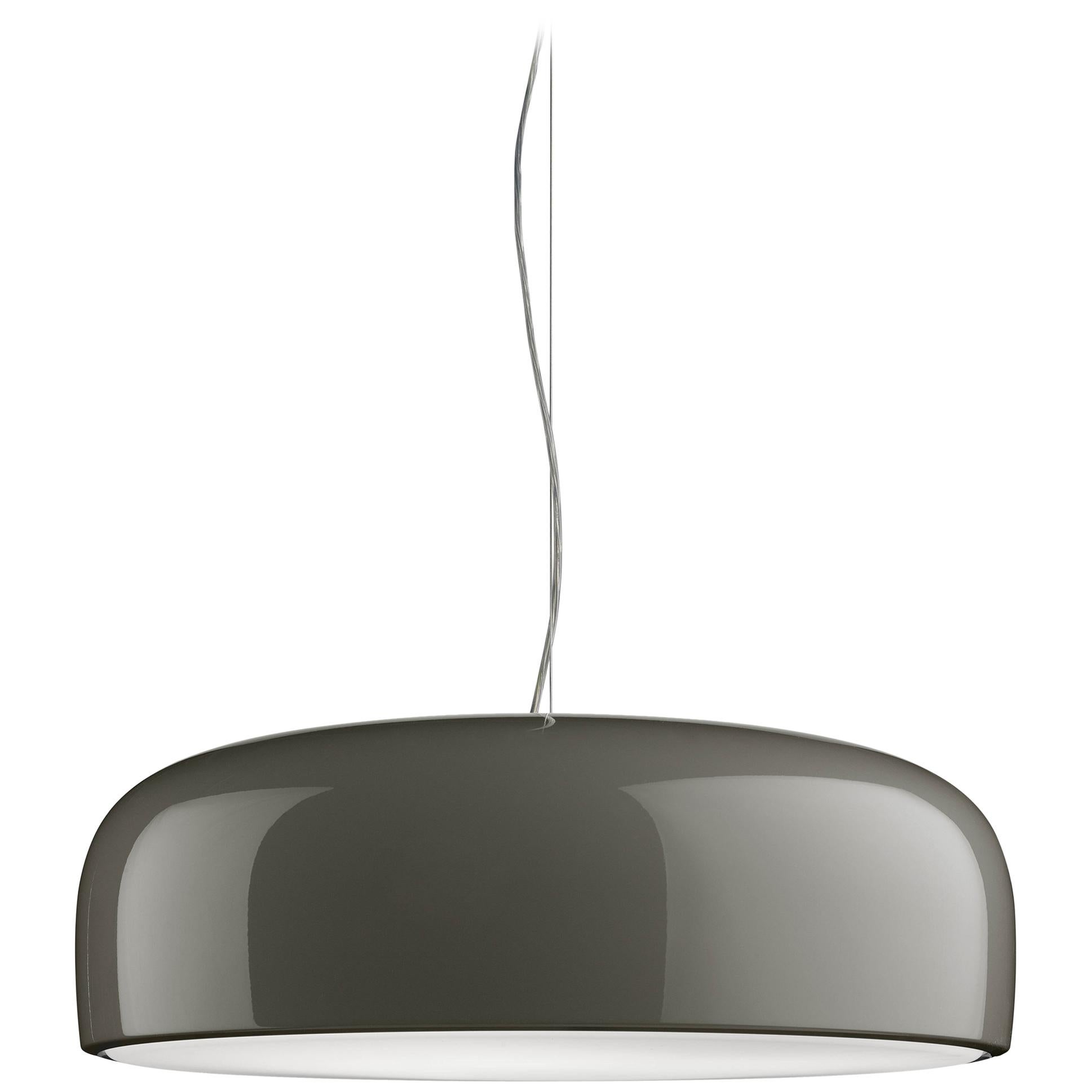 FLOS Smithfield S Luce a sospensione fluorescente dimmerabile in fango di Jasper Morrison in vendita