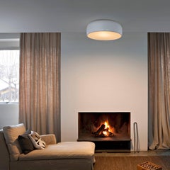 FLOS Smithfield S Halogen Pendant Light in Mud by Jasper Morrison