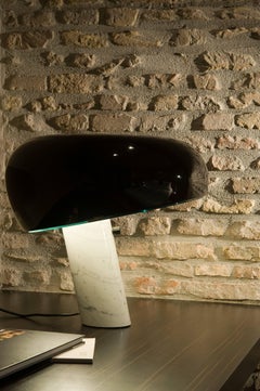FLOS Snoopy Table Lamp in Black by Achille & Pier Giacomo Castiglioni