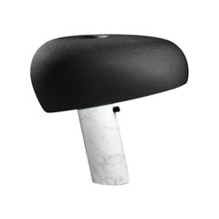 FLOS-Schnoopy-Tischlampe in mattem Schwarz von Achille & Pier Giacomo Castiglioni