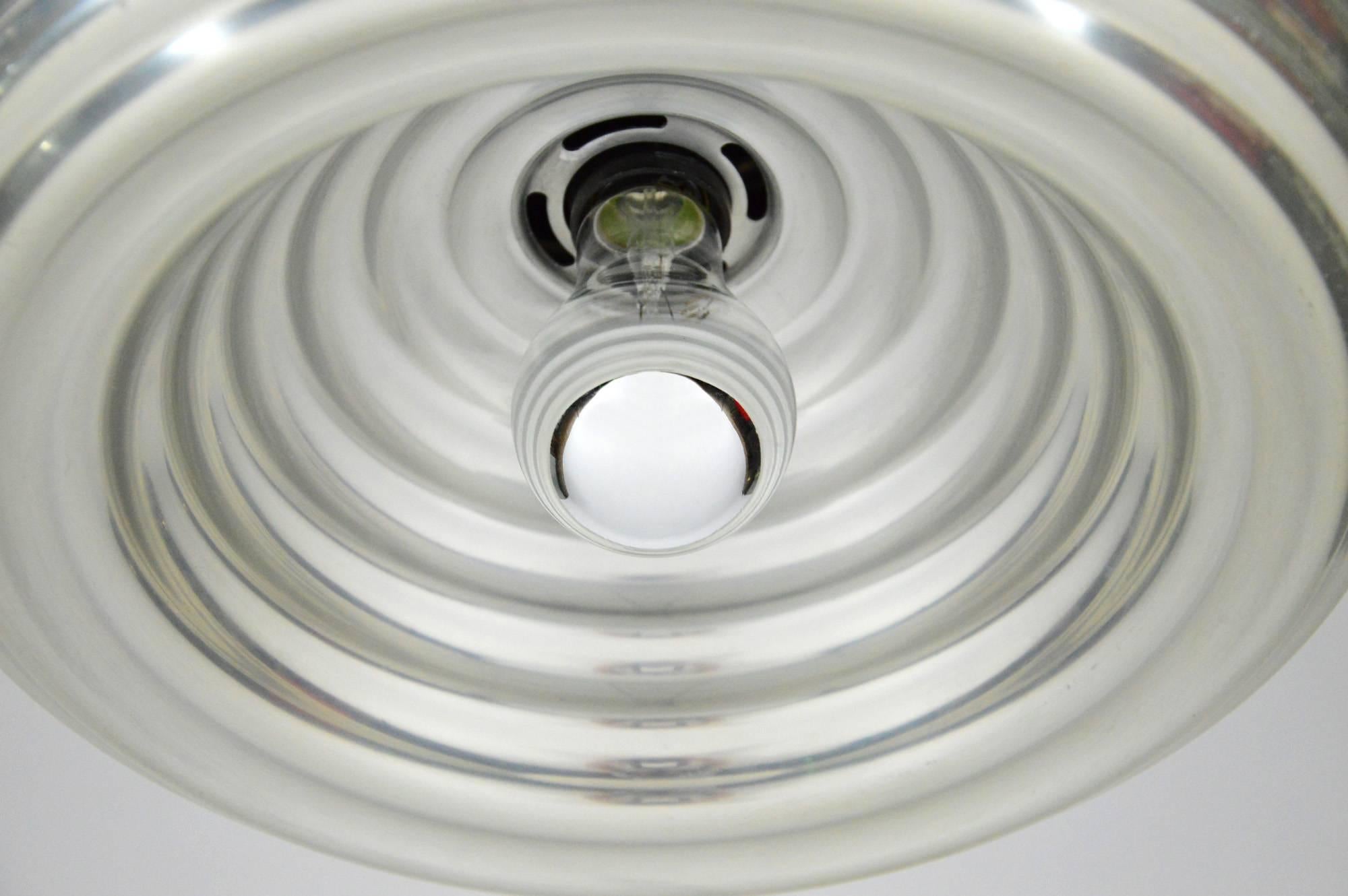 Aluminum Flos Splügen Bräu Pendant Lamp with Counterweight by A. and P. G. Castiglioni