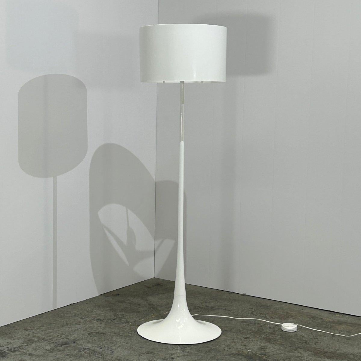 Italian Flos Spun Floor Light by Sebastian Wrong For Sale