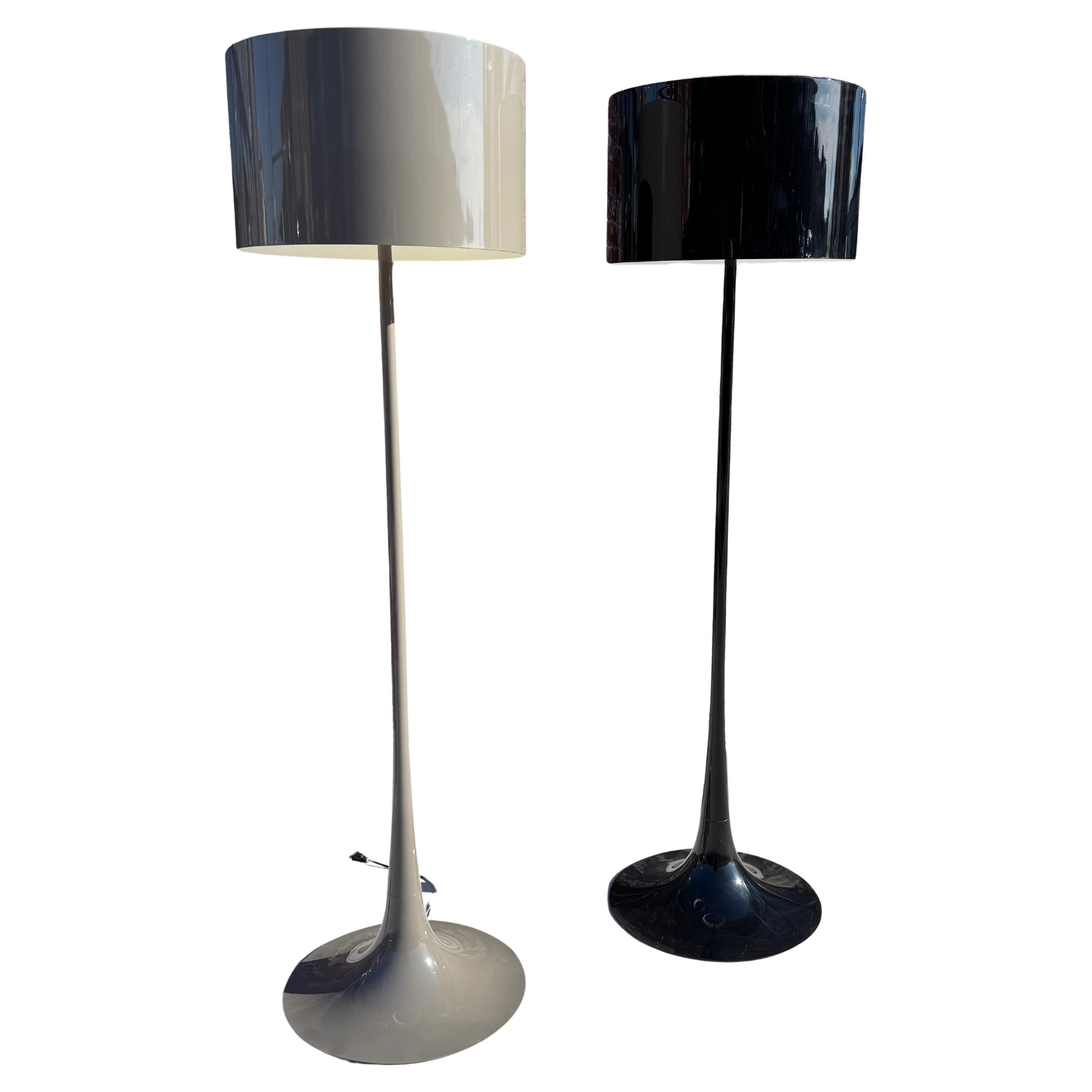 Lampade da terra FLOS Spun Light di Sebastian Wrong / postmodernismo , ITALIA