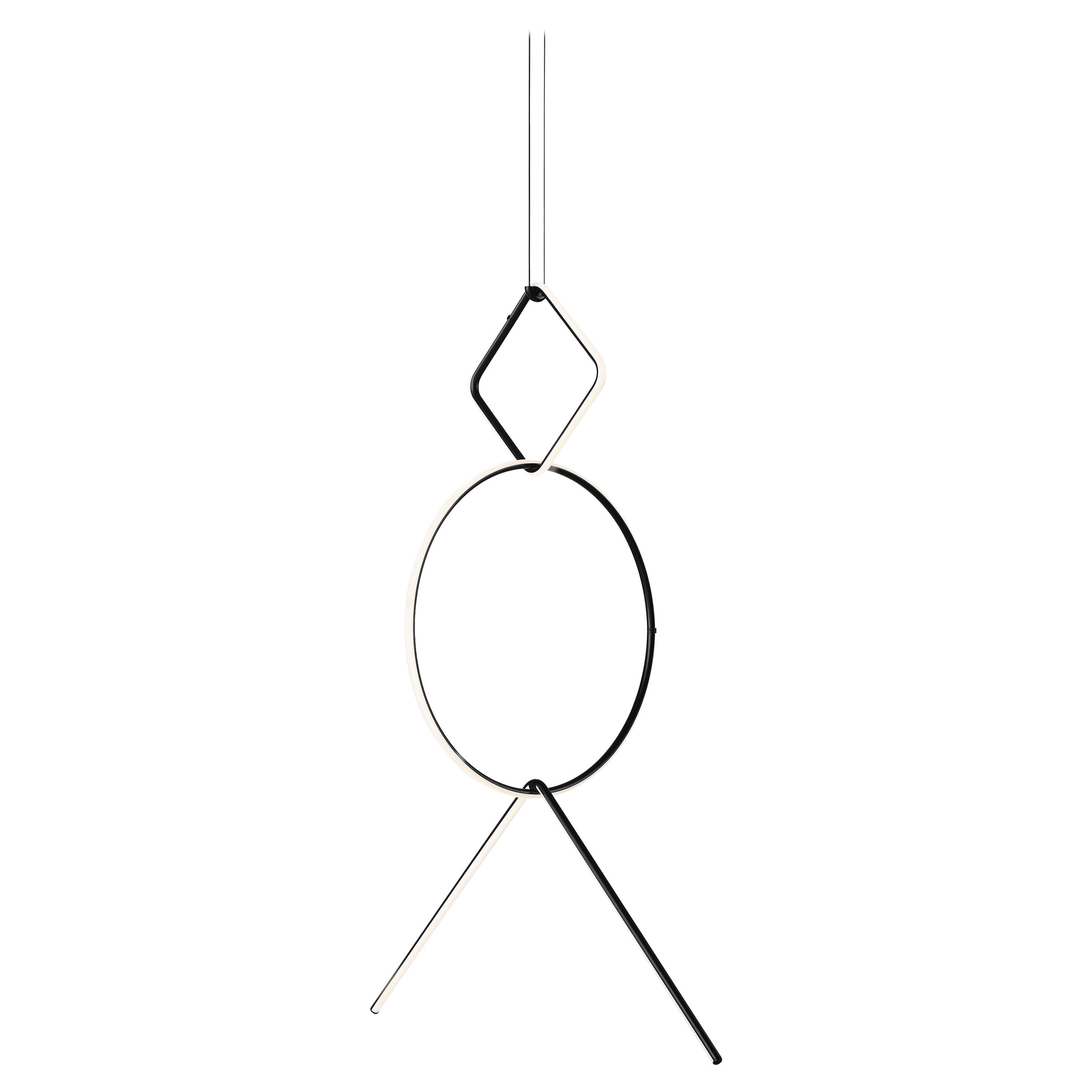 FLOS Square, Circle and Broken Line Arrangements Light by Michael Anastassiades For Sale