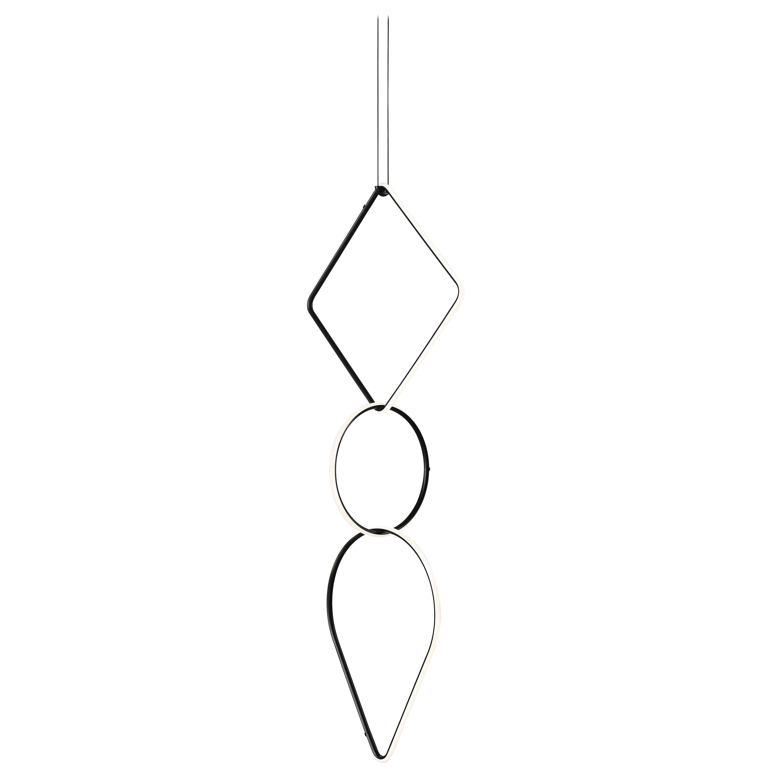 FLOS Square, Circle and Drop Down Arrangements Light by Michael Anastassiades For Sale