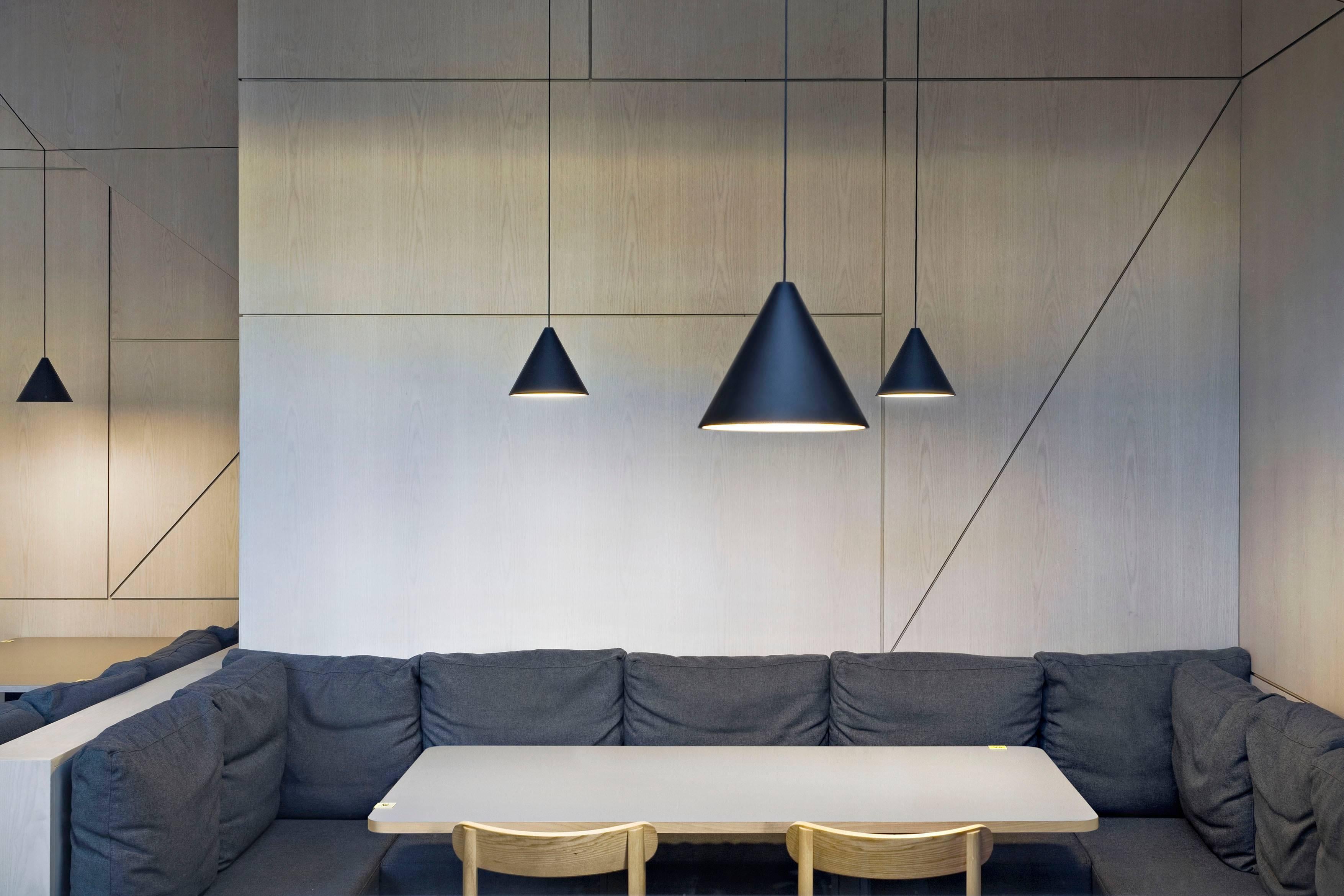 Modern Flos Cone String Light with Canopy by Michael Anastassiades