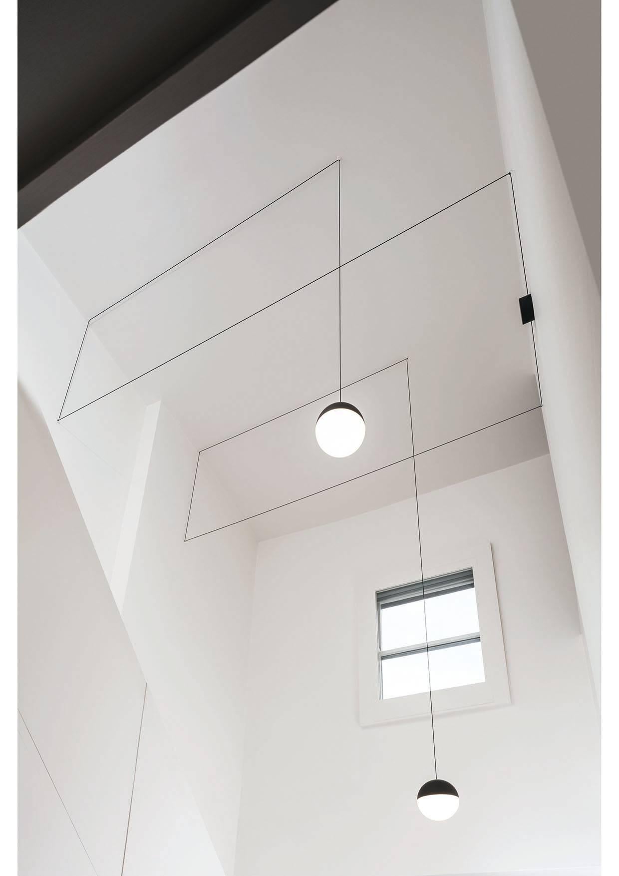 Flos Round String Light with Canopy by Michael Anastassiades In New Condition In Brooklyn, NY