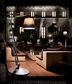 FLOS Superarchimoon Outdoor Floor Lamp in Panama by Philippe Starck