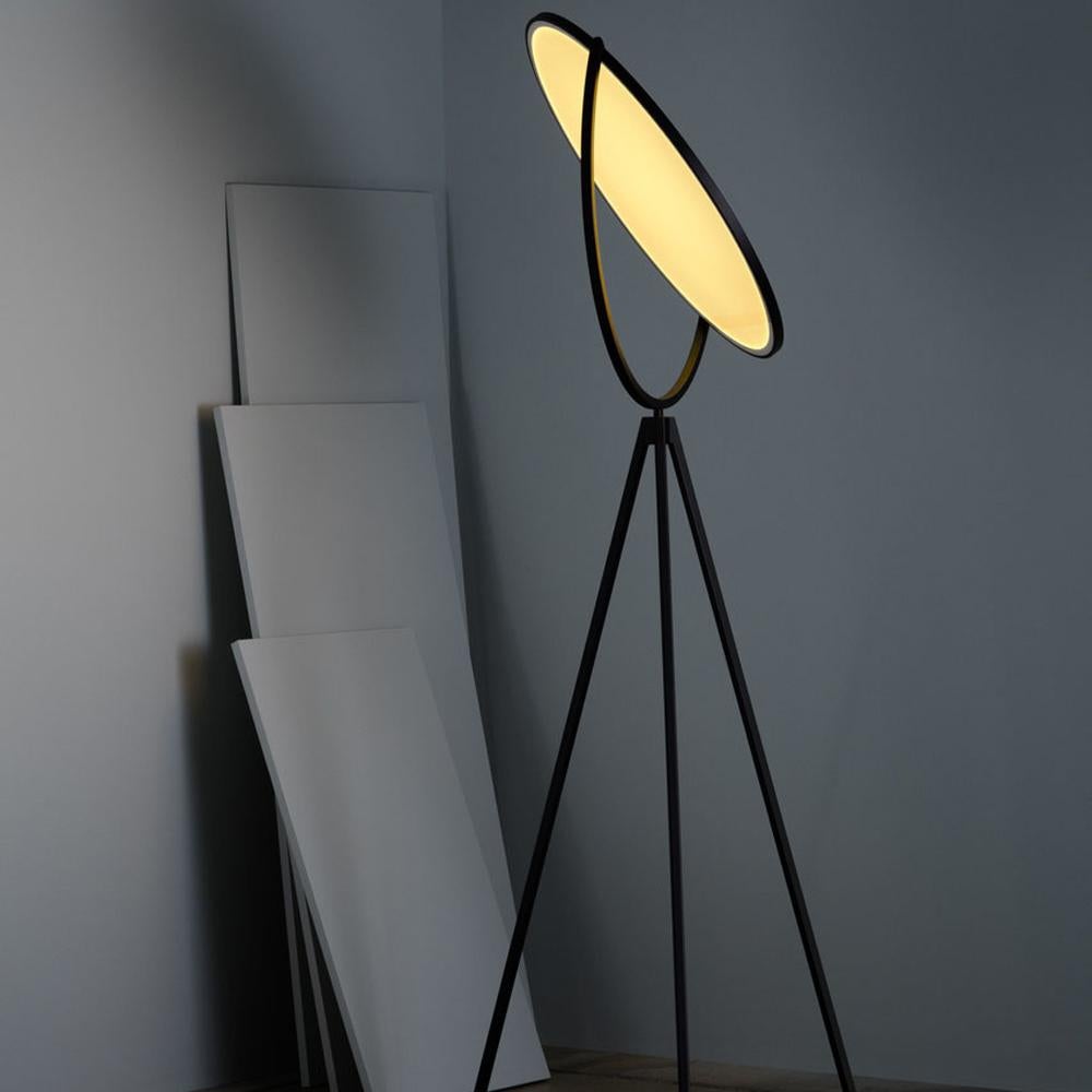 FLOS Superloon Floor Lamp in Black by Jasper Morrison For Sale 1