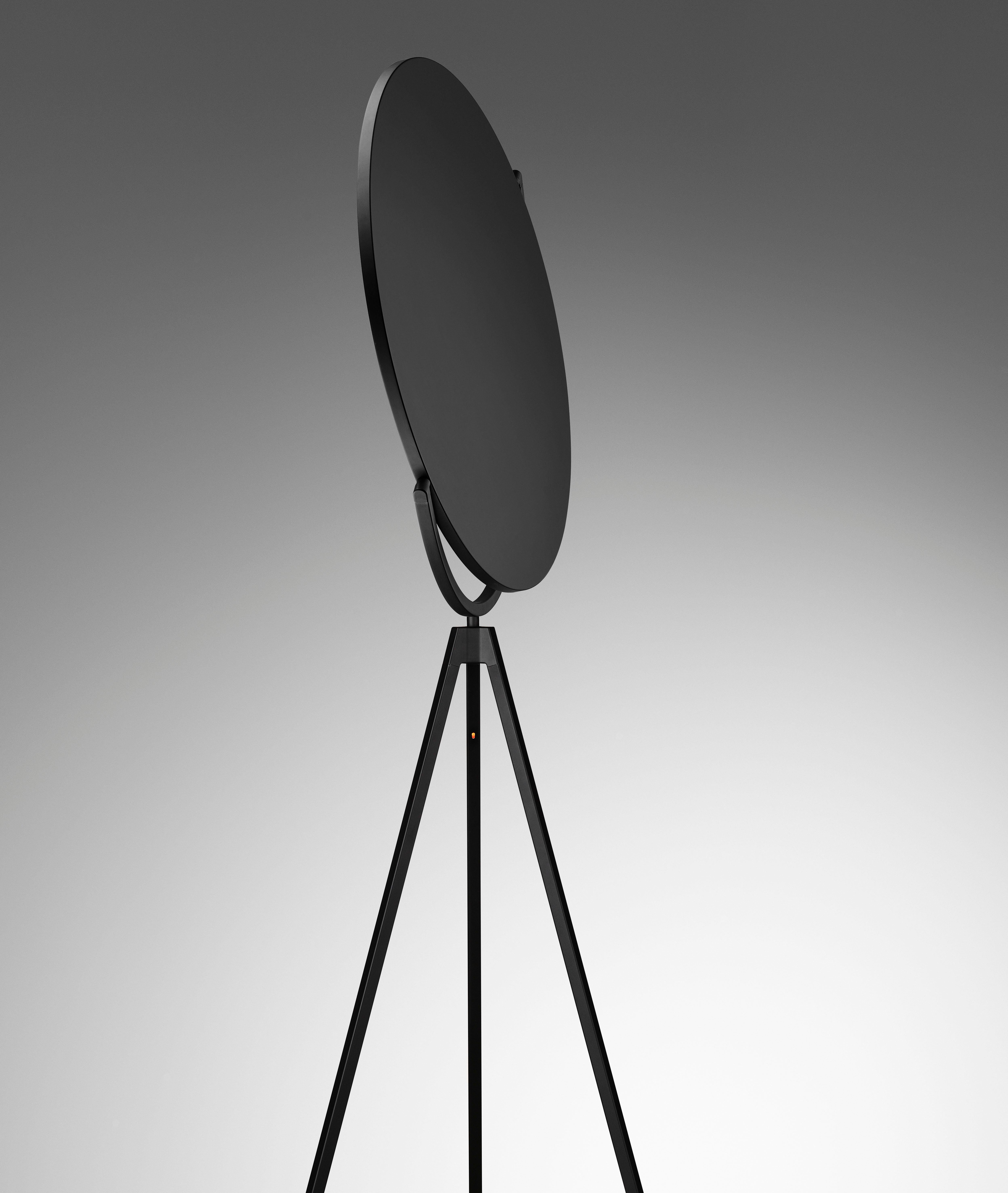 Modern FLOS Superloon Floor Lamp in Black by Jasper Morrison For Sale