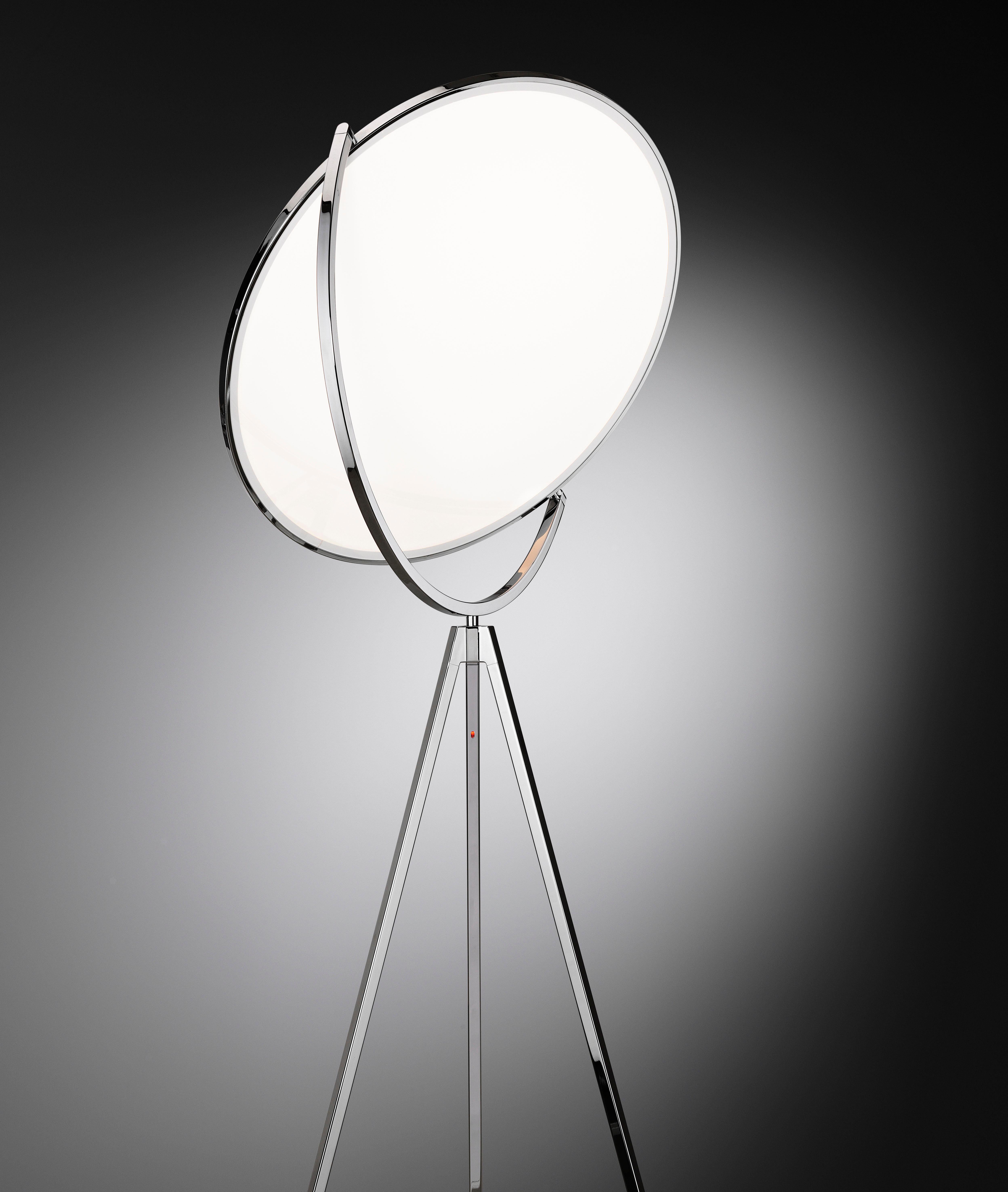 FLOS Superloon Stehlampe in Chrom von Jasper Morrison (Moderne) im Angebot