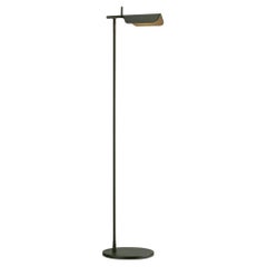 Flos Tab Floor LED Lamp 90° Rotatable Head, Dark Green Matte