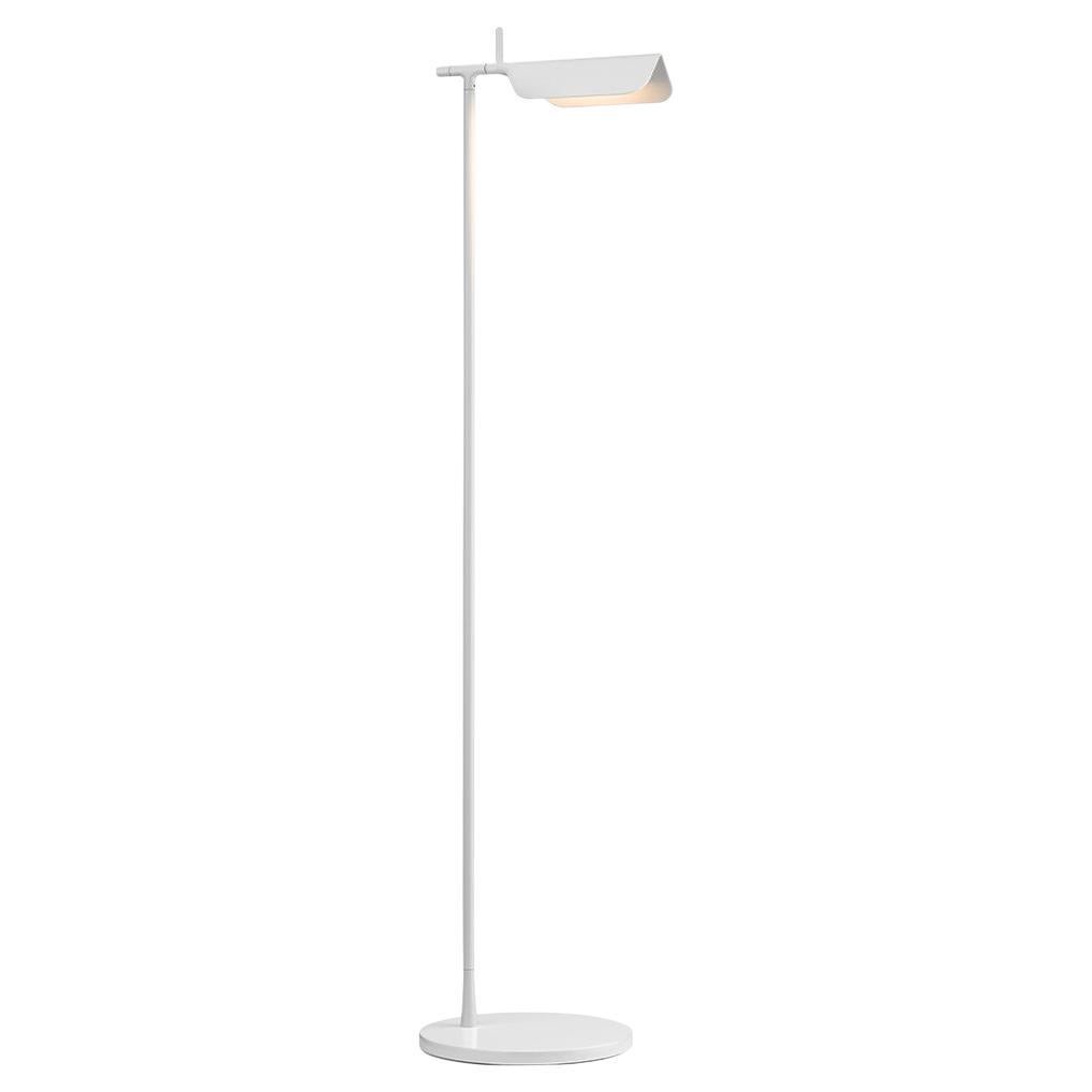 Lampadaire LED Flos Tab 90 à tête rotative, blanc en vente