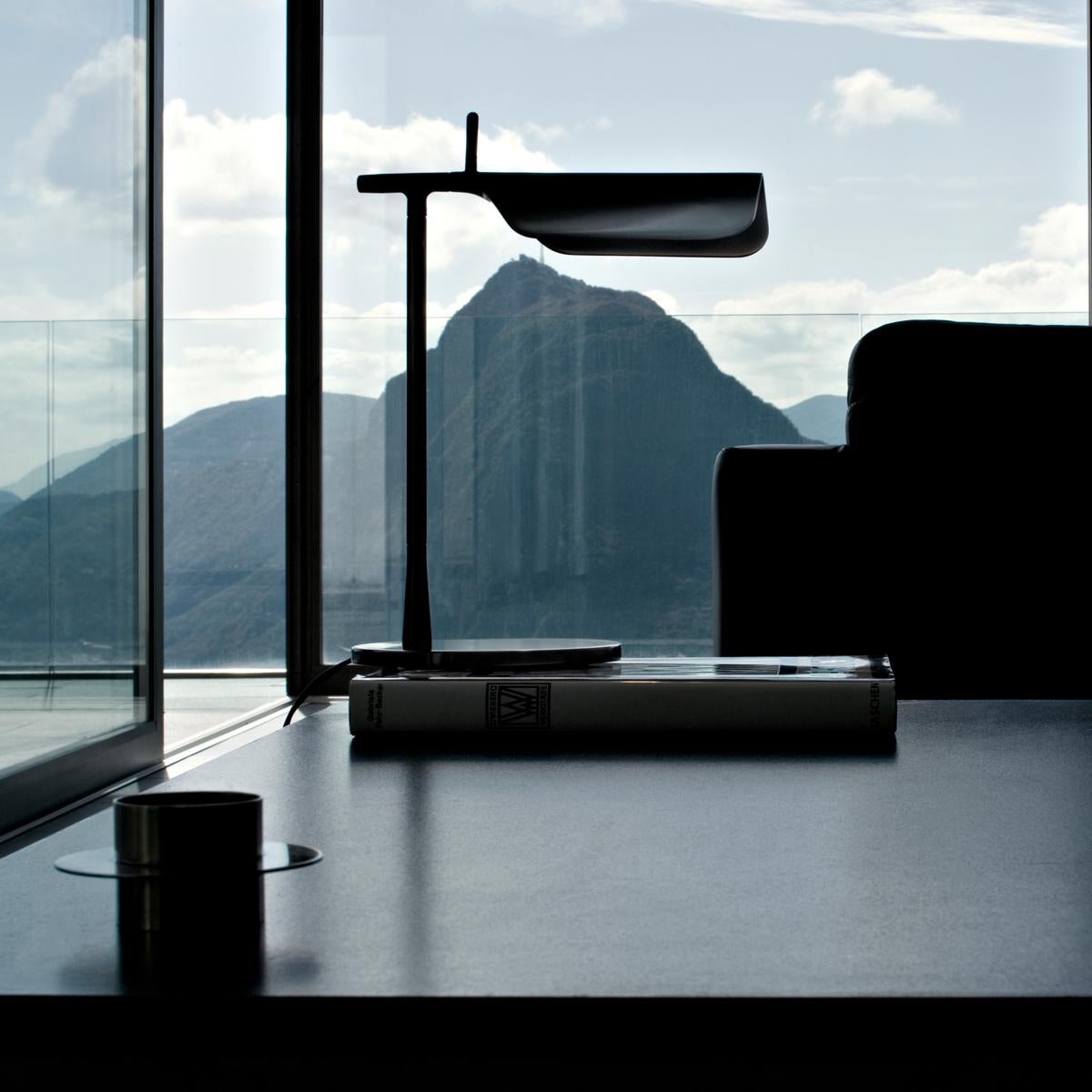 Modern FLOS Tab LED Table Lamp in Black by E. Barber & J. Osgerby