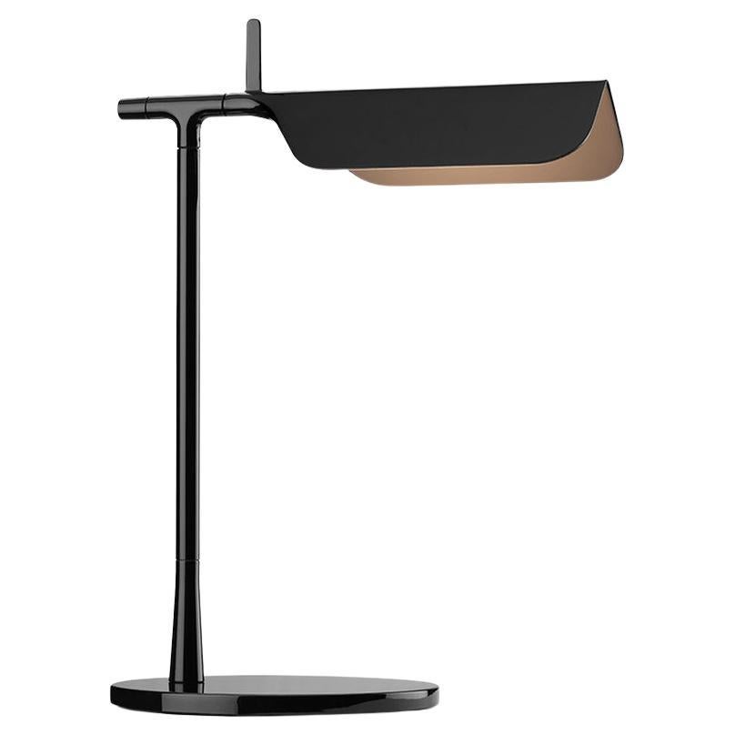 Flos Tab Table LED Lamp 2700K with Dimmer 90° Rotatable Head, Black For Sale
