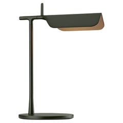 Flos Tab Table LED Lamp 2700K with Dimmer 90° Rotatable Head, Dark Green Matte