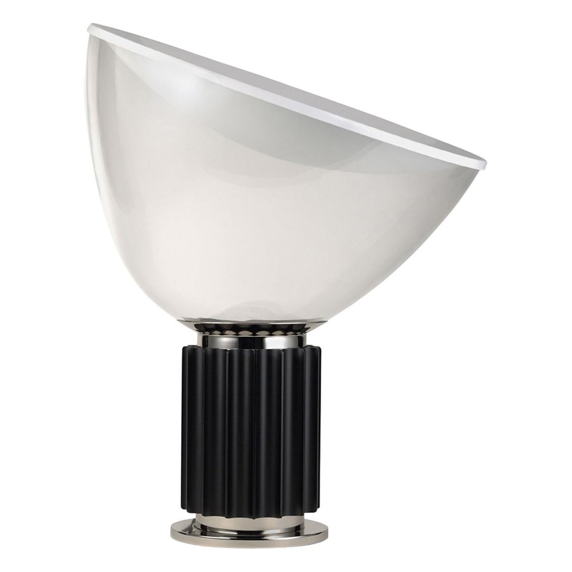 FLOS Taccia Led Diffuser Lamp in Black by Achille & Pier Giacomo Castiglioni