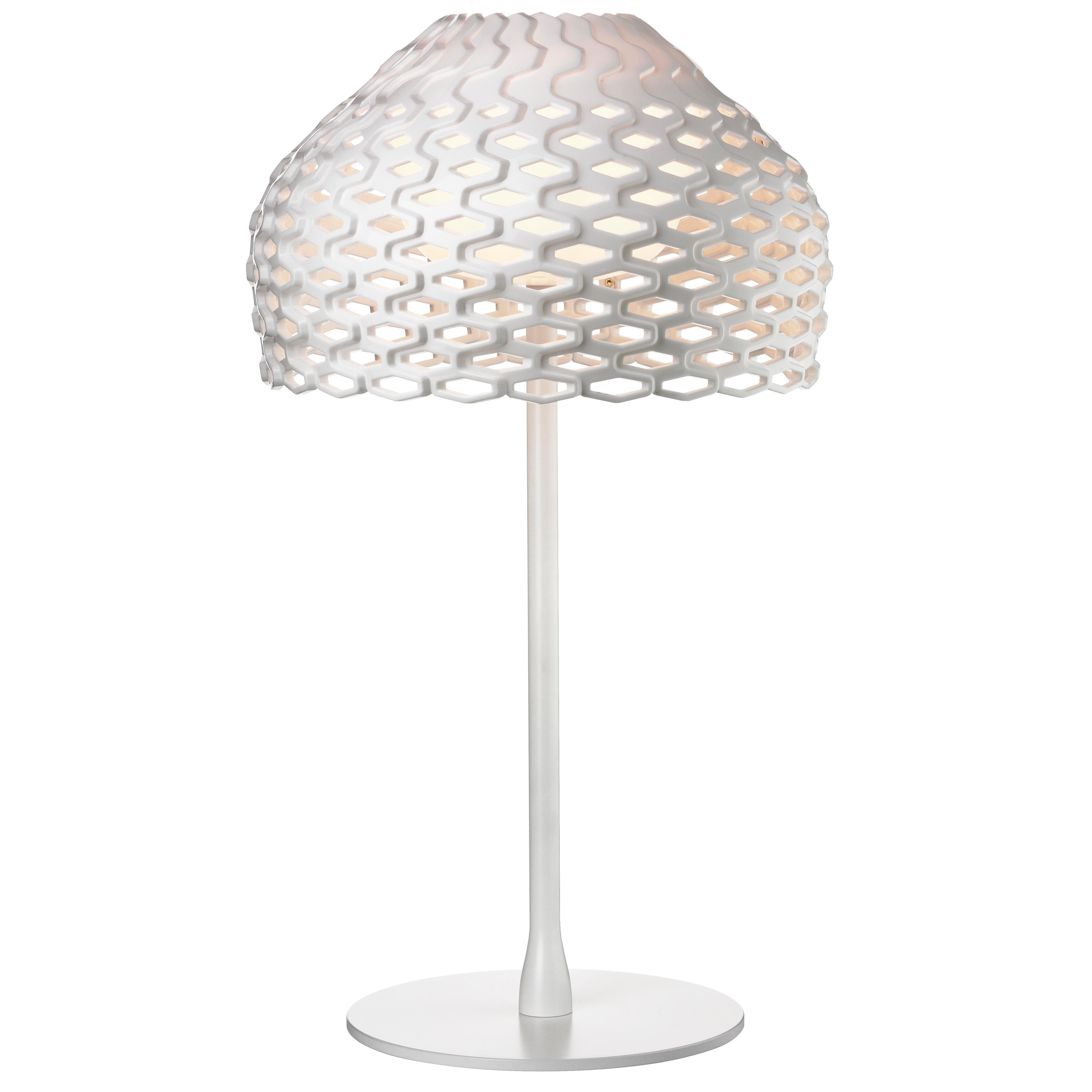 FLOS Tatou T1 Dimmable Halogen Table Lamp in White by Patricia Urquiola