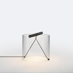 Flos To-Tie T1 Table Lamp in Anodized Black by Guglielmo Poletti