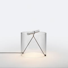 Flos To-Tie T1 Table Lamp in Anodized Natural by Guglielmo Poletti