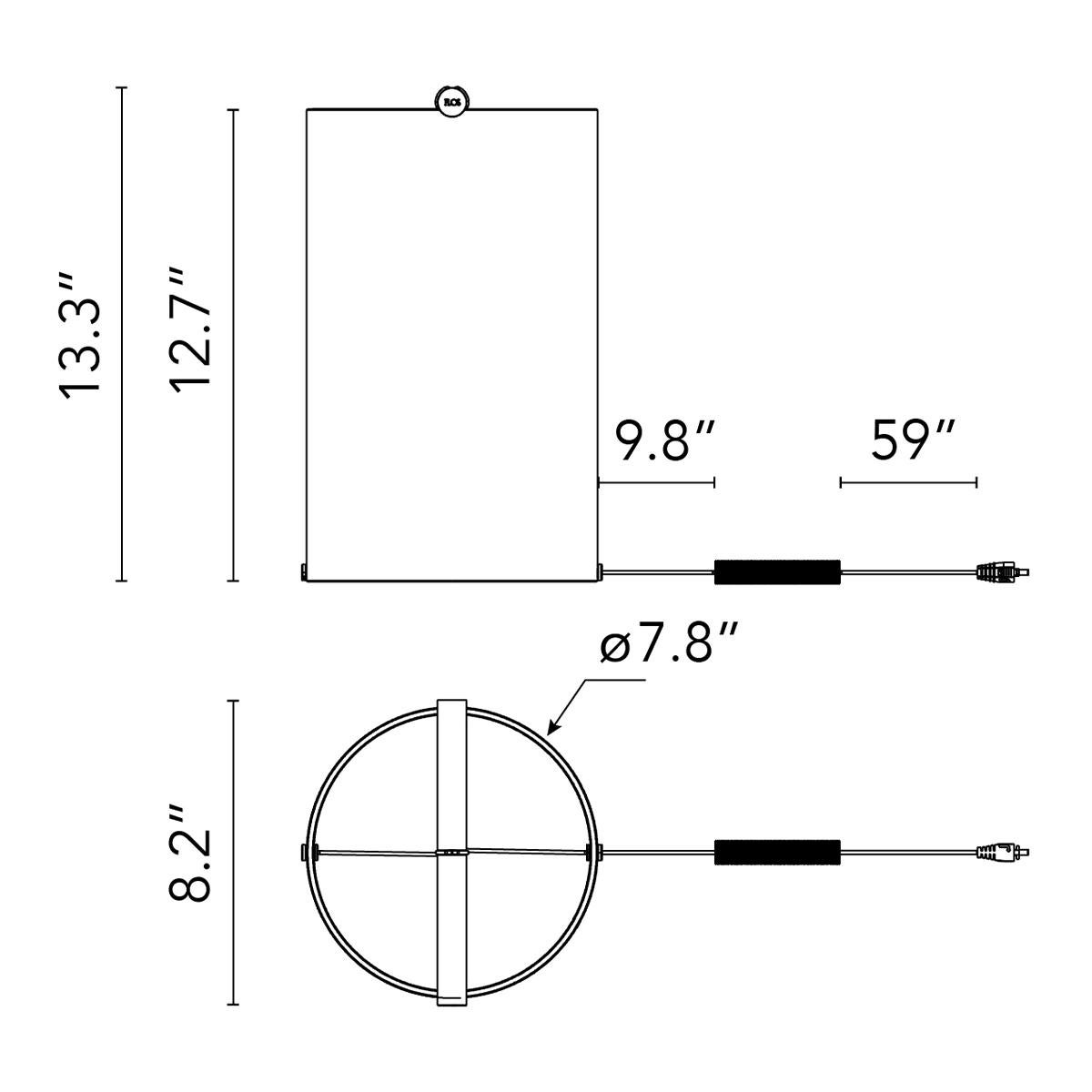 Flos To-Tischlampe T2 in eloxiertem Schwarz von Guglielmo Poletti im Angebot 5