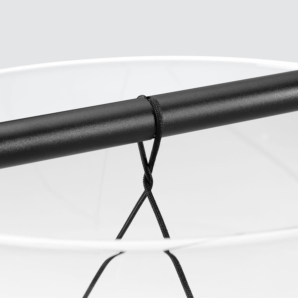 Flos To-Tie T2 Table Lamp in Anodized Black by Guglielmo Poletti In New Condition For Sale In Brooklyn, NY