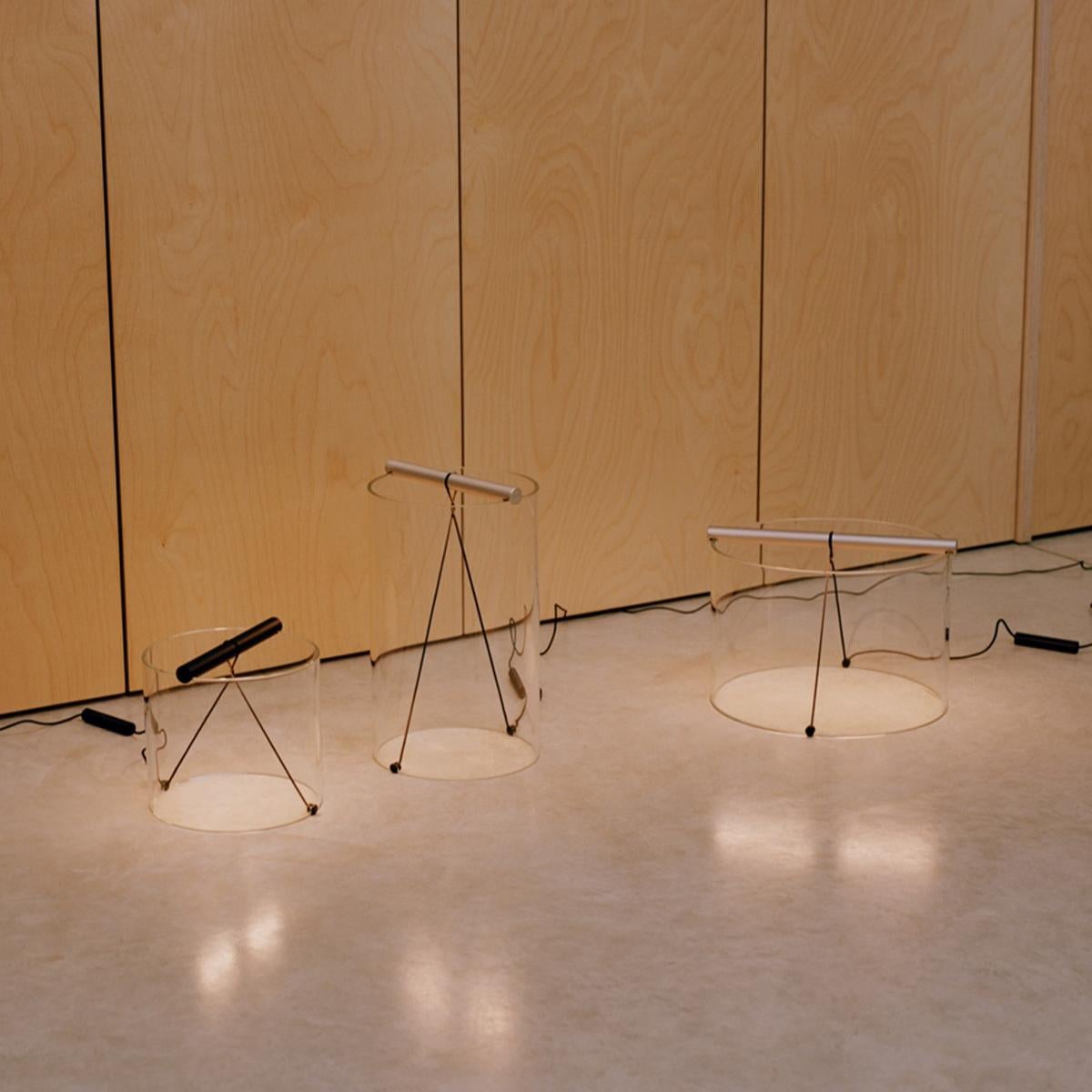 Flos To-Tie T2 Table Lamp in Anodized Natural by Guglielmo Poletti 4