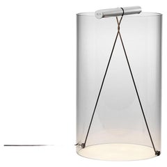 Flos To-Tie T2 Table Lamp in Anodized Natural by Guglielmo Poletti