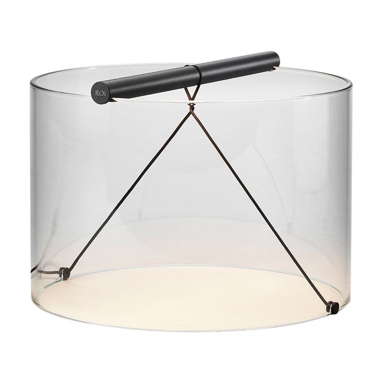 Lámpara de mesa Flos To-Tie T3 en negro anodizado by Guglielmo Poletti