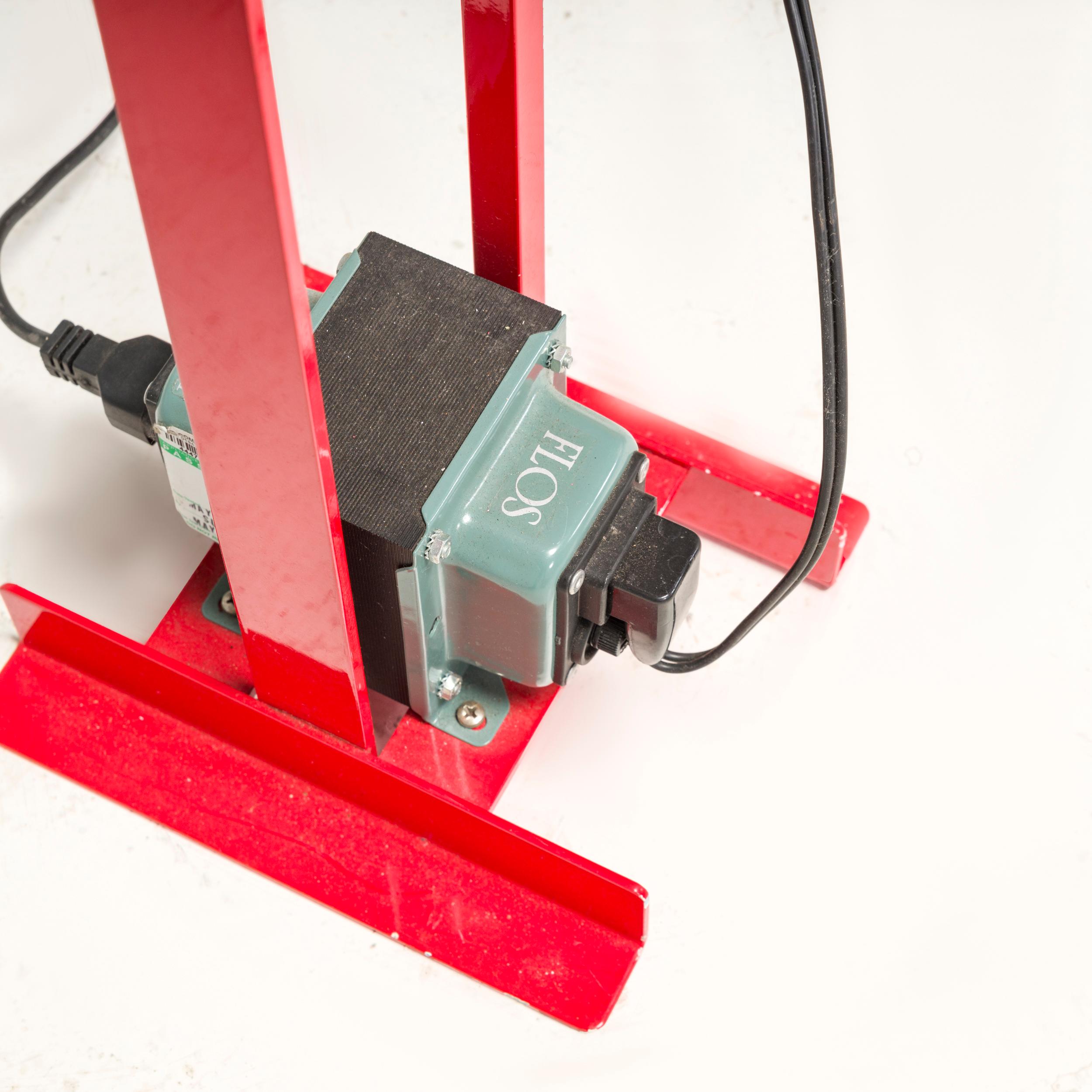 Flos Toio LED Red by Achilles And Piergiacomo Castiglioni Floor Lamp 4