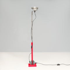 Flos Toio LED Red by Achilles And Piergiacomo Castiglioni Floor Lamp