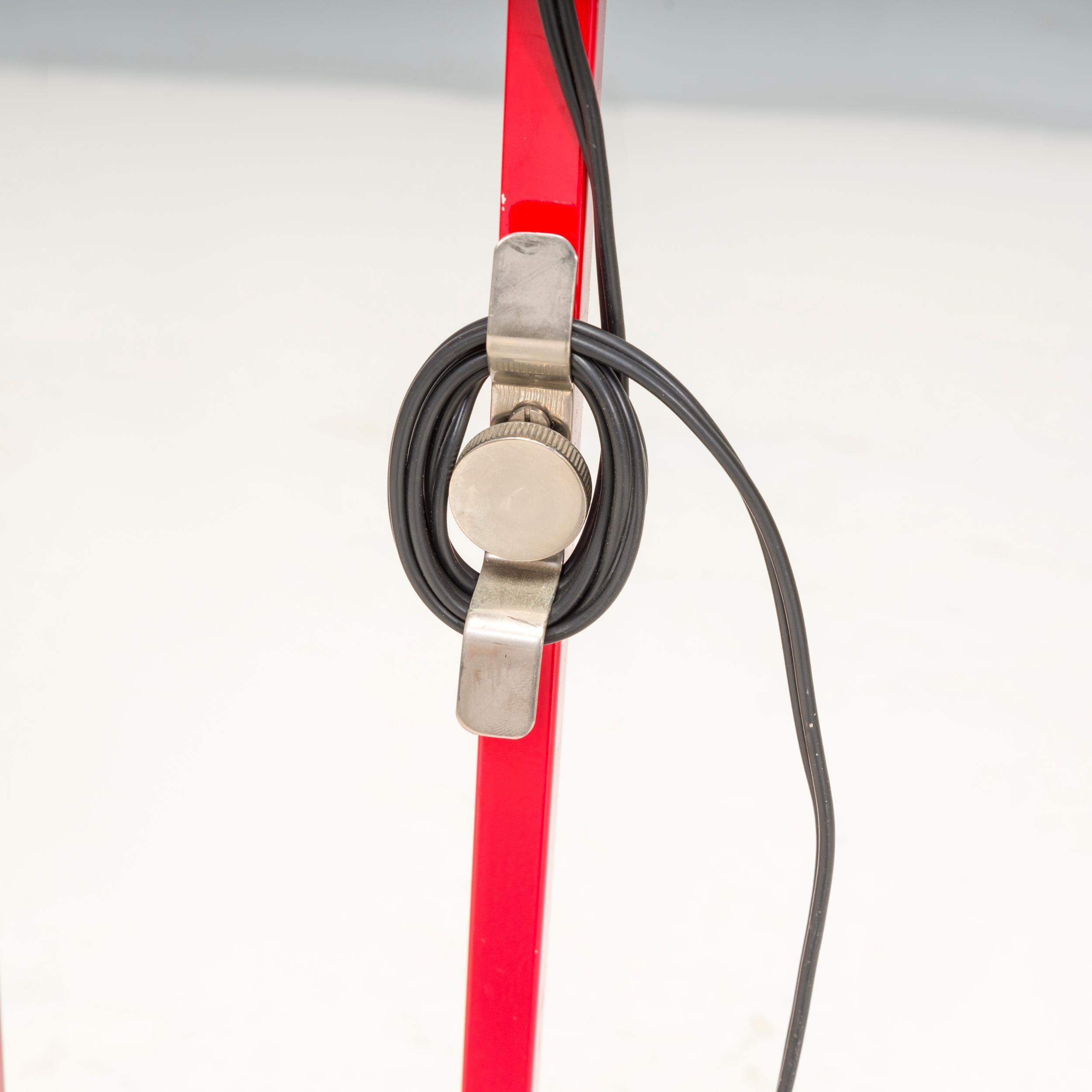 Flos Toio LED Red by Achilles And Piergiacomo Castiglioni Floor Lamp 3