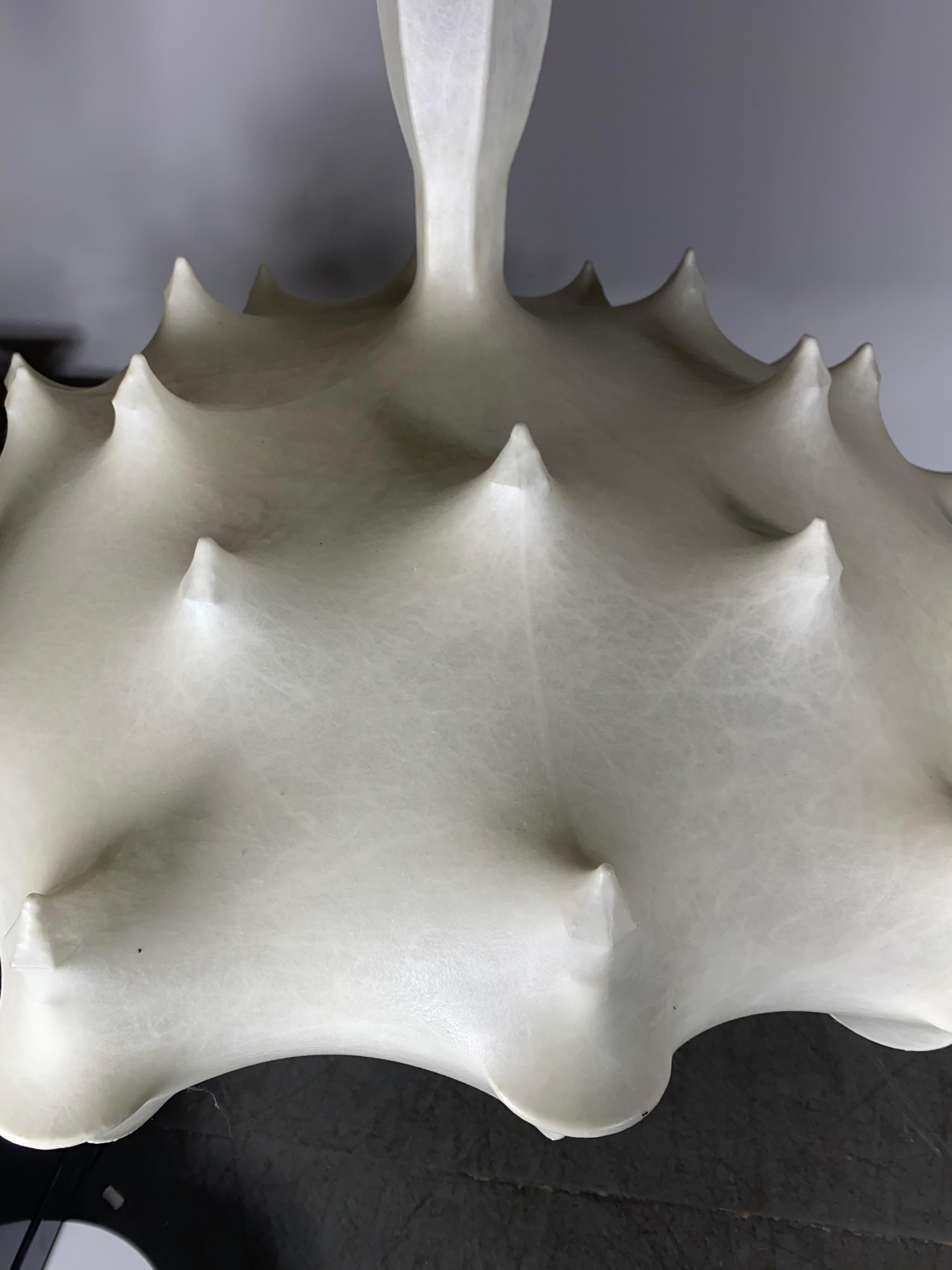 Italian Flos Zeppelin S1 Pendant Light by Marcel Wanders, Faceted Crystal Globe