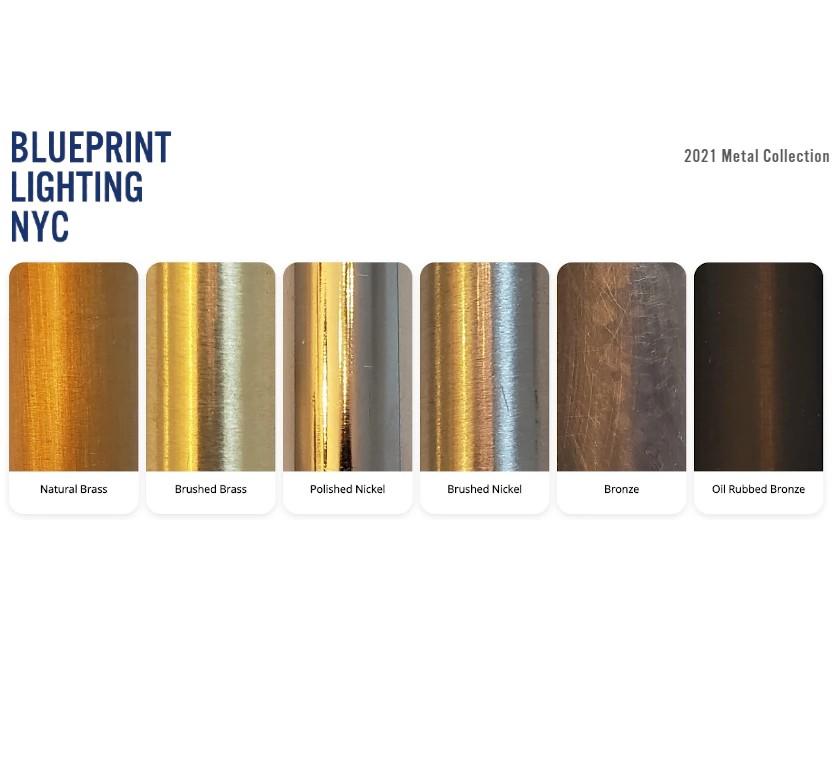 Laiton Lustre FLOTILLA en laiton et émail terre cuite par Blueprint Lighting 2021 en vente