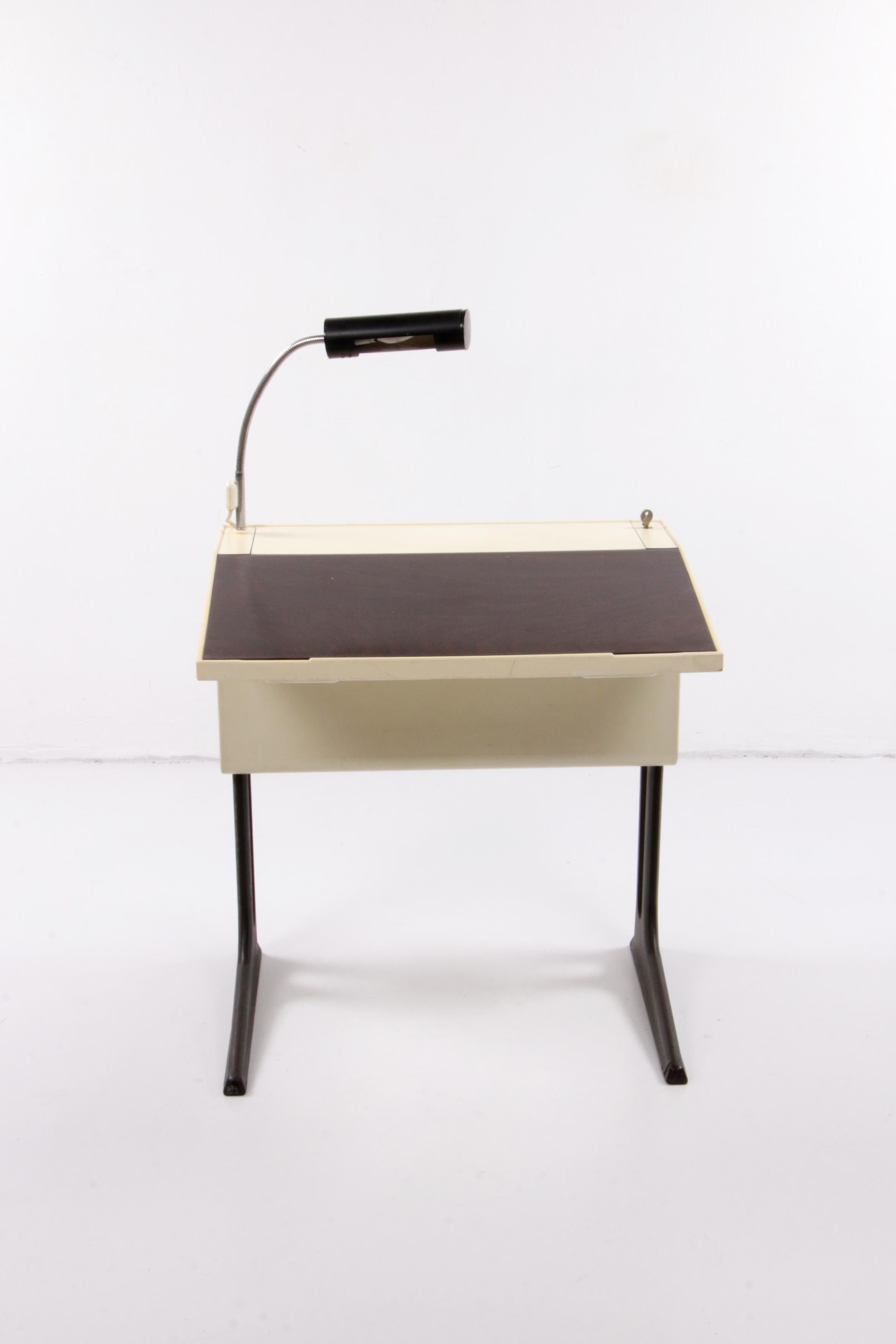 Plastic Flötotto Adjustable Desk Design by Luigi Colani, 1970, Germany