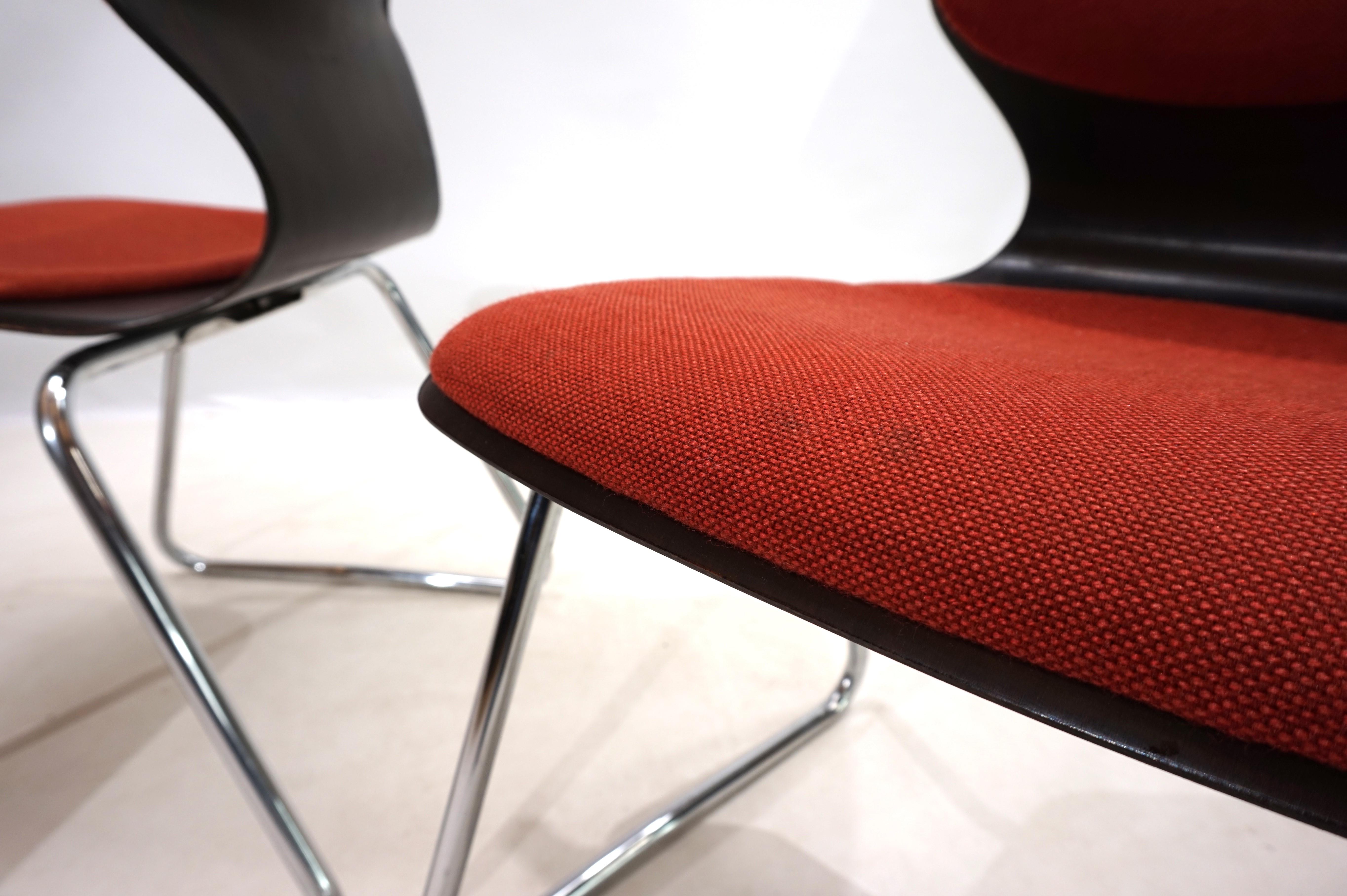 Late 20th Century Flötotto set of 2 Pagwood chairs by Elmar Flötotto For Sale