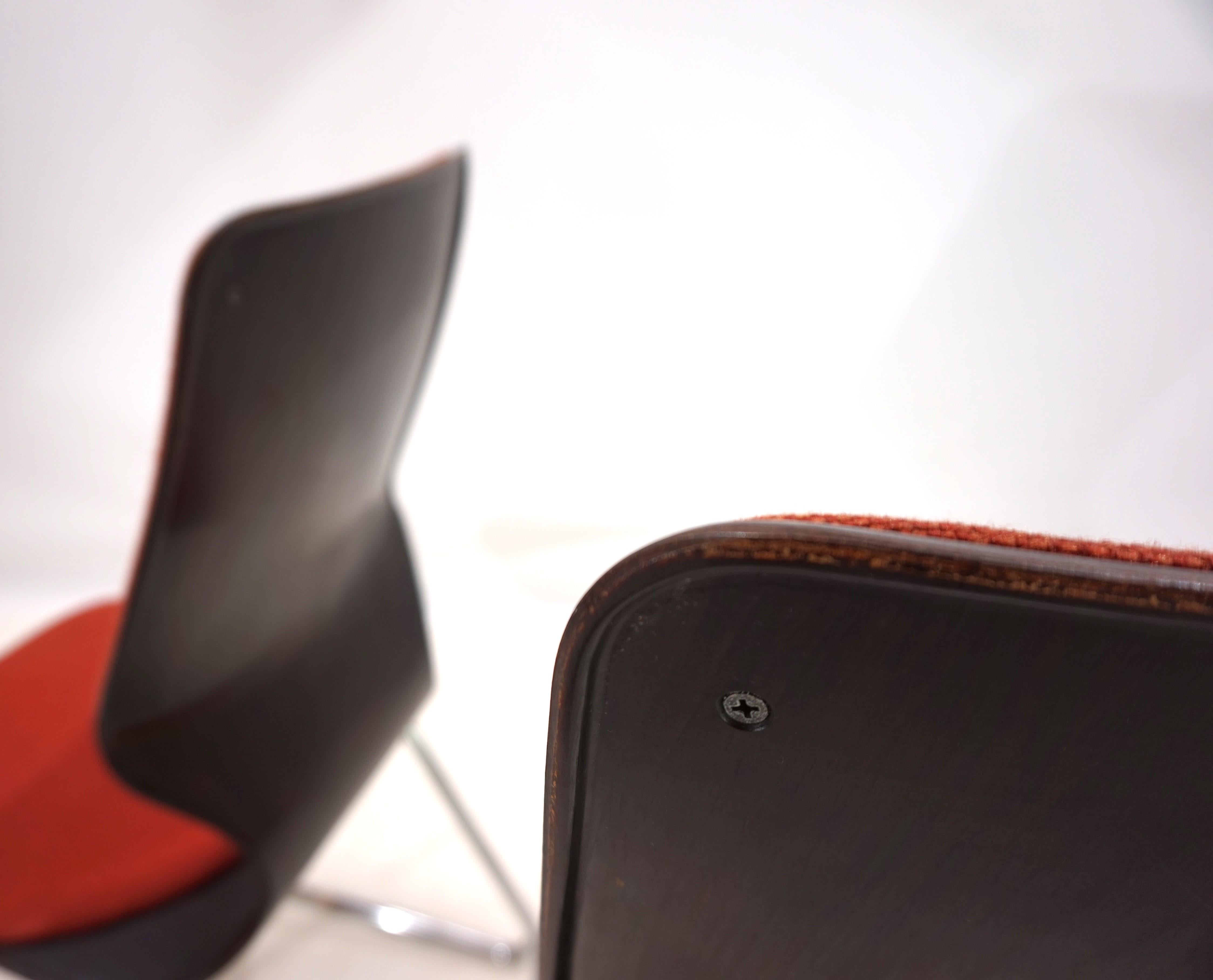 Flötotto set of 2 Pagwood chairs by Elmar Flötotto For Sale 2