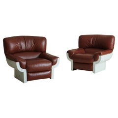 Flou Lounge Chairs by Augusto Betti for Habitat Faenza, 1968 '2 Available'