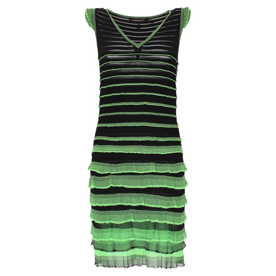 Roberto Cavalli Flounces dress size S For Sale